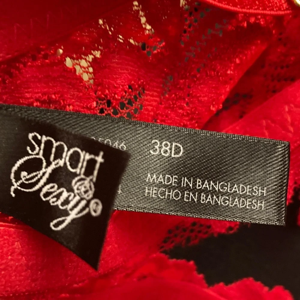 Red Lace Underwire Bra - Women‎ Intimates & Sleepwear 38D NWT